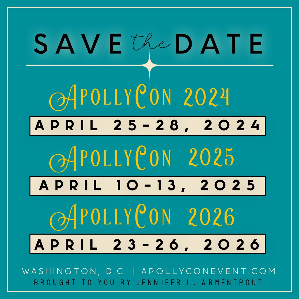 ApollyCon 2024 Author Interest Form NOW OPEN! Jennifer L. Armentrout