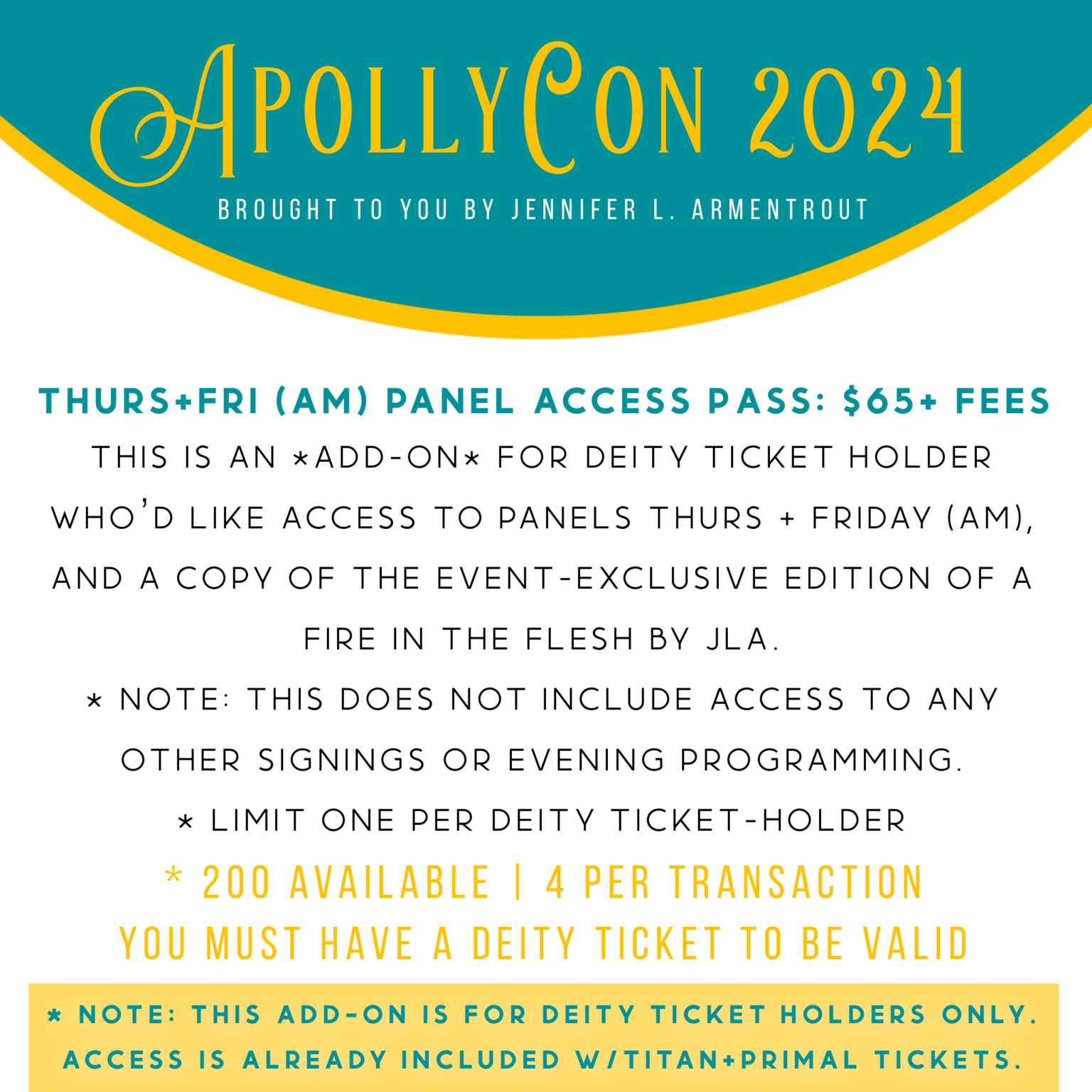 Tickets ApollyCon